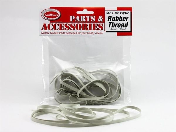 Guillows 121 96 X0,03X3/16 Rubber Theread