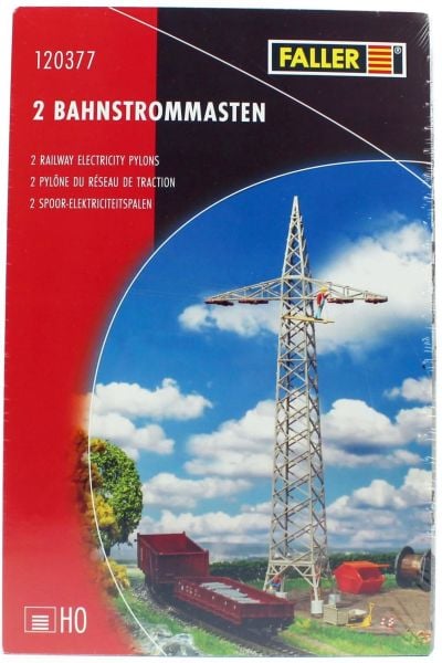 Faller 120377 1/87 Ölçek, Kafesli Elektrik Direği, Plastik Model Kiti, 2 Adet