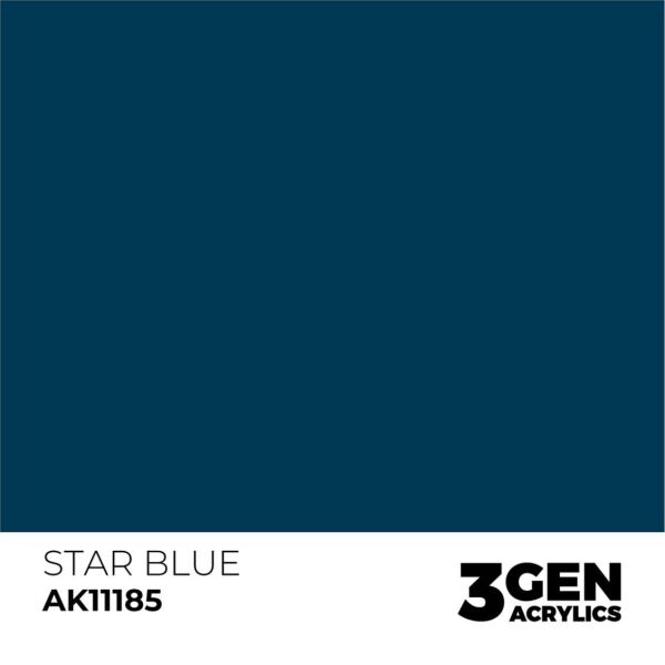 AK 11185 17 ml. Star Blue, 3GEN Akrilik Model Boyası