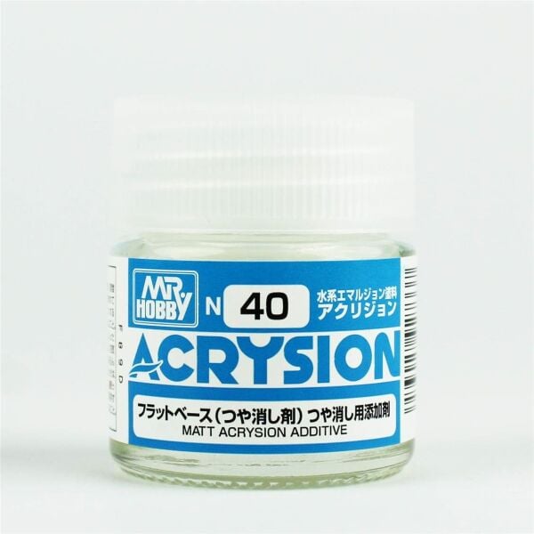 Mr.Hobby N-040 10 ml. Flat Base, Acrysion Serisi Model Boyası