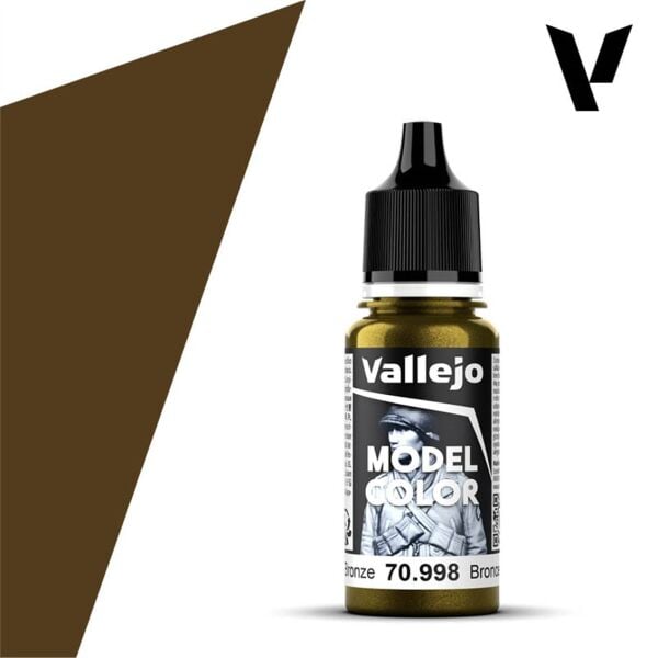 Vallejo 70998 18 ml. (201) Bronze-Metallic, Model Color Serisi Model Boyası