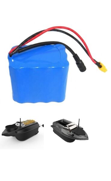 20000Mah 12V  V030 ve V080, Sazan Yemleme Teknesi ve Botlarına Uyumlu Batarya