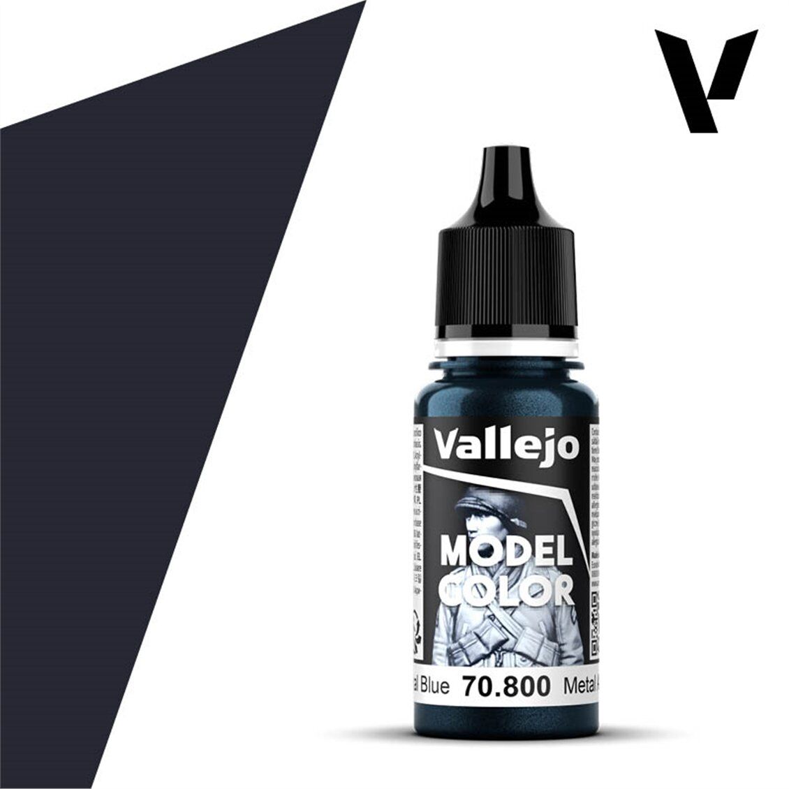 Vallejo 70800 18 ml. (204) Gunmetal Blue, Model Color Serisi Model Boyası