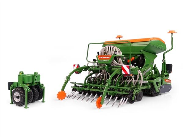 Universal Hobbies UH5384 1/32 Ölçek, Amazone Centaya 3000 Super ve T-Pack Tohum Ekme Makinesi, Sergilemeye Hazır Metal Tarımsal