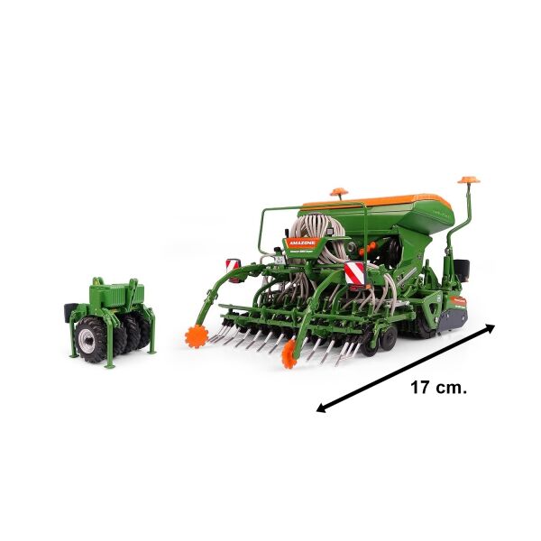 Universal Hobbies UH5384 1/32 Ölçek, Amazone Centaya 3000 Super ve T-Pack Tohum Ekme Makinesi, Sergilemeye Hazır Metal Tarımsal
