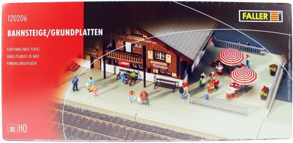 Faller 120206 1/87 Ölçek, İstasyon Platformları, Plastik Model Kiti