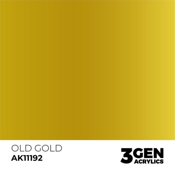AK 11192 17 ml. Old Gold, 3GEN Akrilik Model Boyası