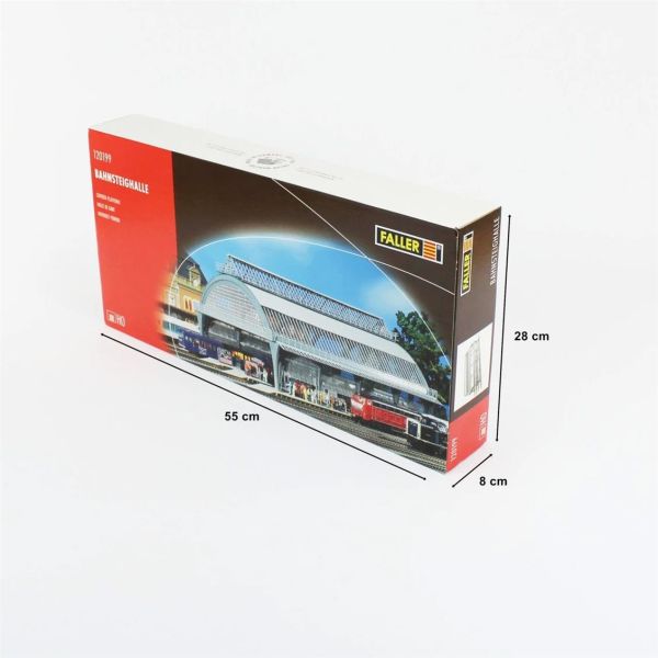 Faller 120199 1/87 Ölçek, Kapalı Platform, Plastik Model Kiti