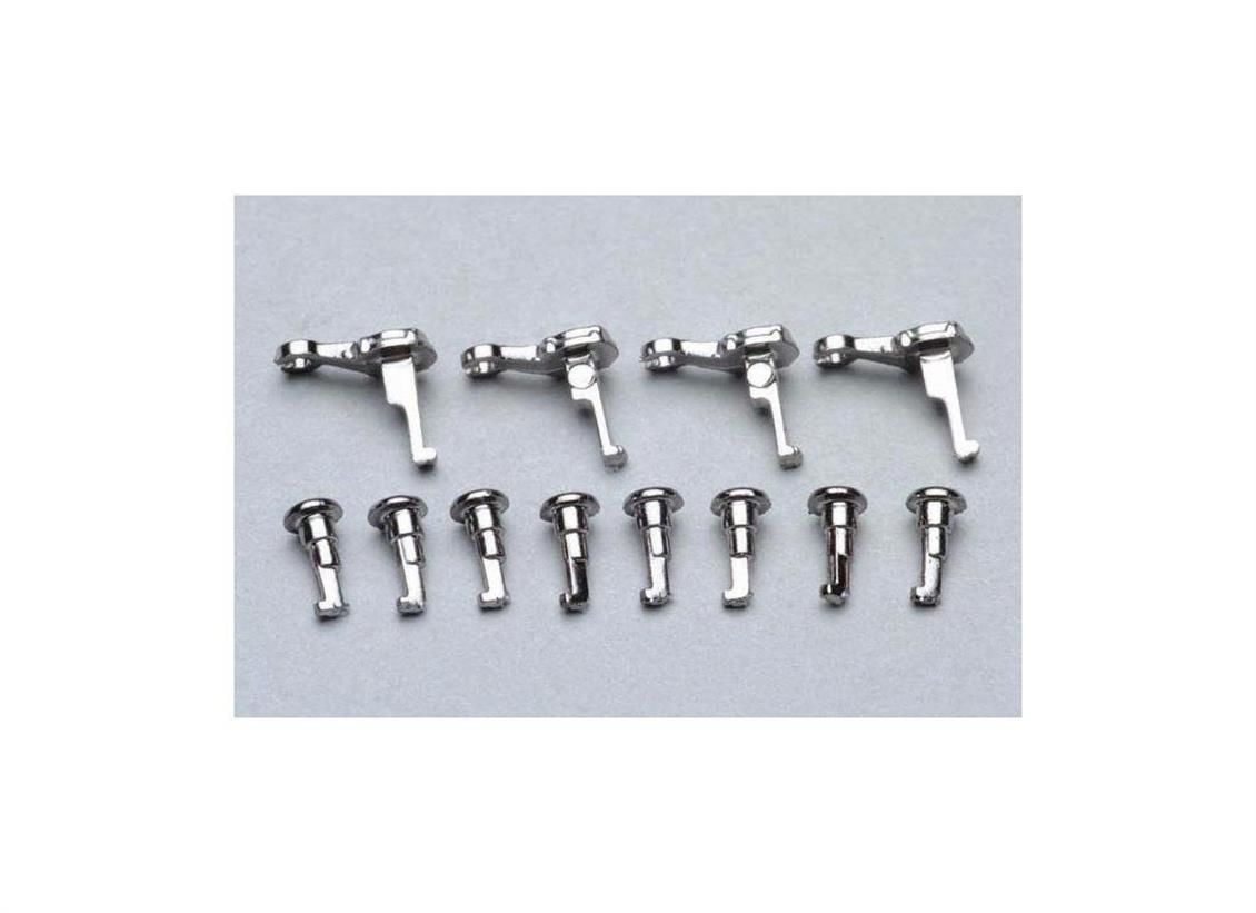 Piko 56083 1/87 Ölçek, Yağlı Tip Krank ve Pin Seti, Gümüş Renk, 4+ 8 Adet