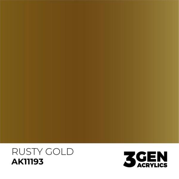 AK 11193 17 ml. Rusty Gold, 3GEN Akrilik Model Boyası