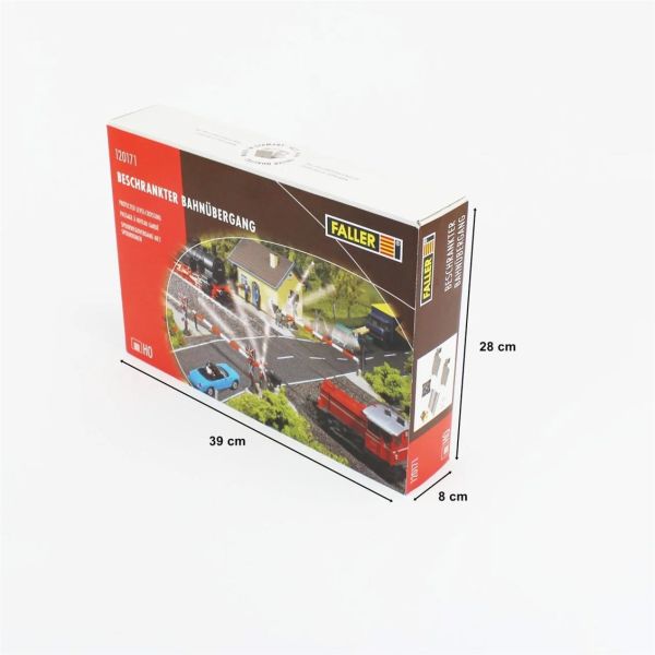 Faller 120171 1/87 Ölçek, Hemzemin Geçit, Motorlu,, Plastik Model Kiti