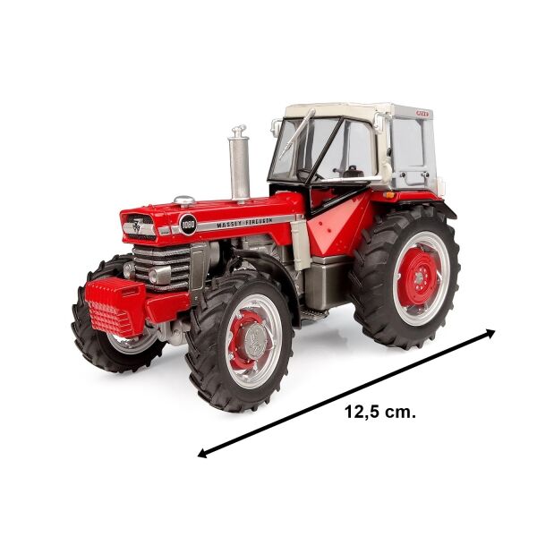 Universal Hobbies UH6481 1/32 Ölçek, Massey Ferguson 1080 4WD, Peco Kabinli Traktör, Sergilemeye Hazır Tarımsal Makine Modeli