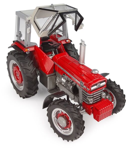 Universal Hobbies UH6481 1/32 Ölçek, Massey Ferguson 1080 4WD, Peco Kabinli Traktör, Sergilemeye Hazır Tarımsal Makine Modeli