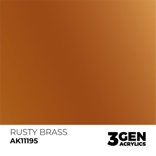 AK 11195 17 ml. Rusty Brass, 3GEN Akrilik Model Boyası