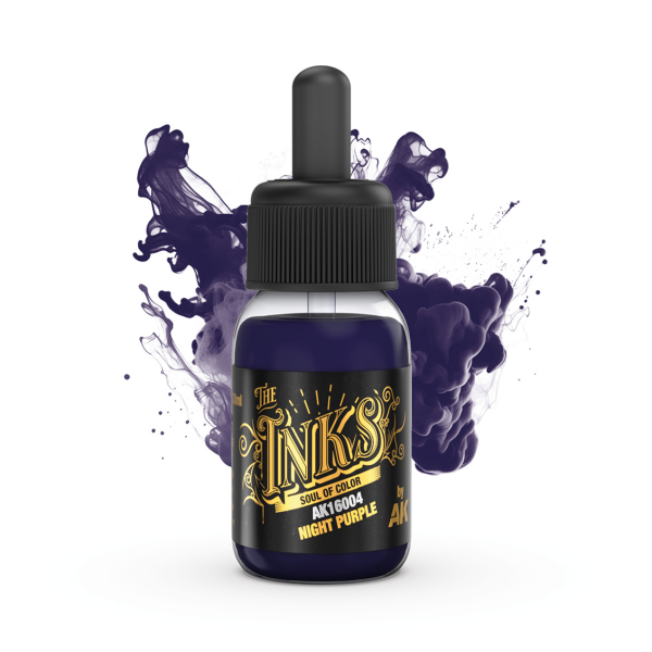 AK 16023 3x30 ml. Karanlık Renkler, Akrilik Mürekkep Seti