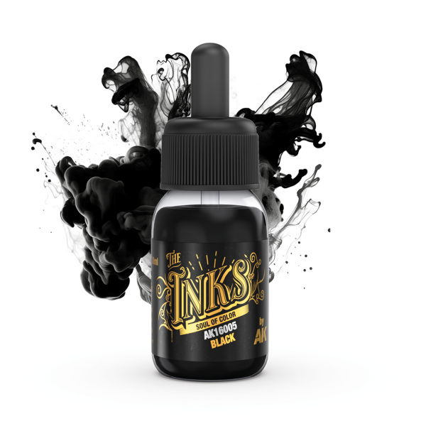 AK 16023 3x30 ml. Karanlık Renkler, Akrilik Mürekkep Seti