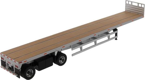 Diecast Masters 91023 1/50 Ölçek, Düz Kasa Dorse, Gümüş, Sergilemeye Hazır Metal Model