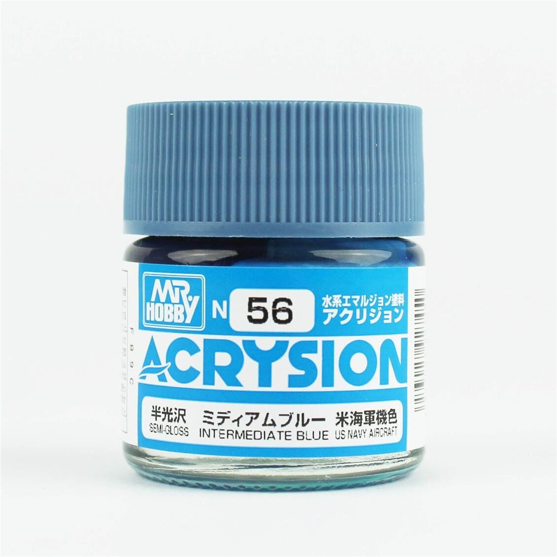 Mr.Hobby N-056 10 ml. Intermediate Blue, Acrysion Serisi Model Boyası