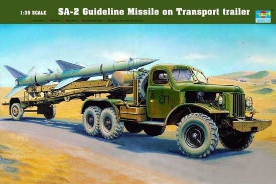 1/35 Sam-2 Missile with Loading Cabin
