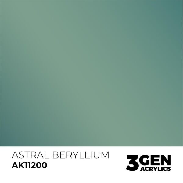 AK 11200 17 ml. Astral Beryllium, 3GEN Akrilik Model Boyası