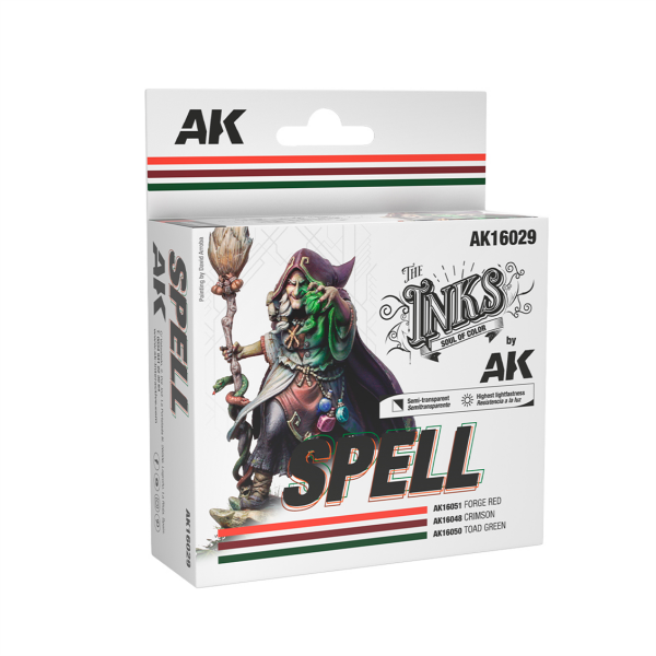 AK 16029 3x30 ml. Büyülü Renkler, Akrilik Mürekkep Seti