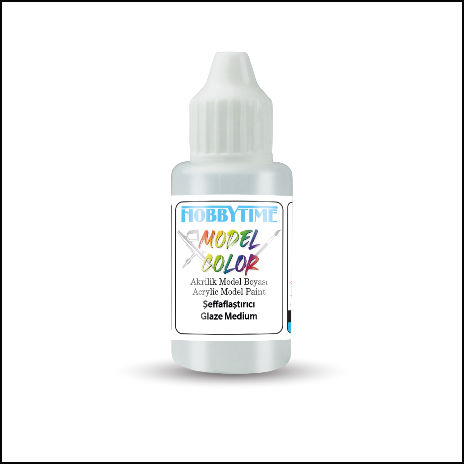 Hobbytime 534 18 ml. Şeffaflaştırıcı (Glaze Medium), Akrilik Model Boyası