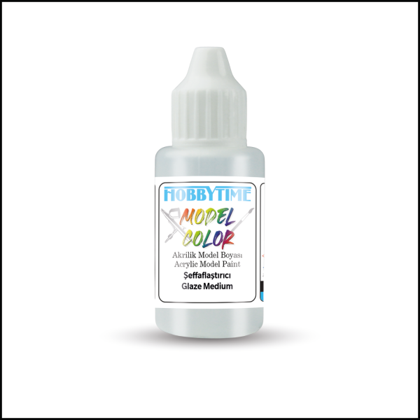 Hobbytime 534 18 ml. Şeffaflaştırıcı (Glaze Medium), Akrilik Model Boyası