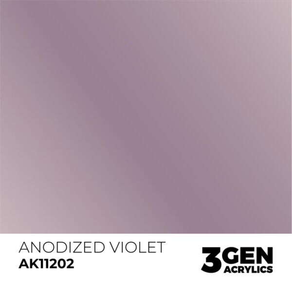 AK 11202 17 ml. Anodized Violet, 3GEN Akrilik Model Boyası
