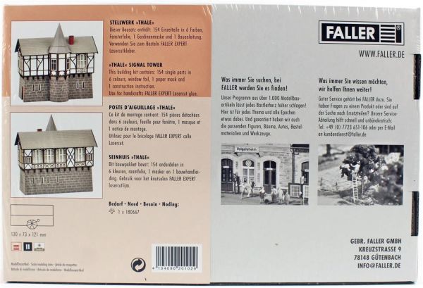 Faller 120102 1/87 Ölçek, Thale Sinyal Kulesi, Plastik Model Kiti