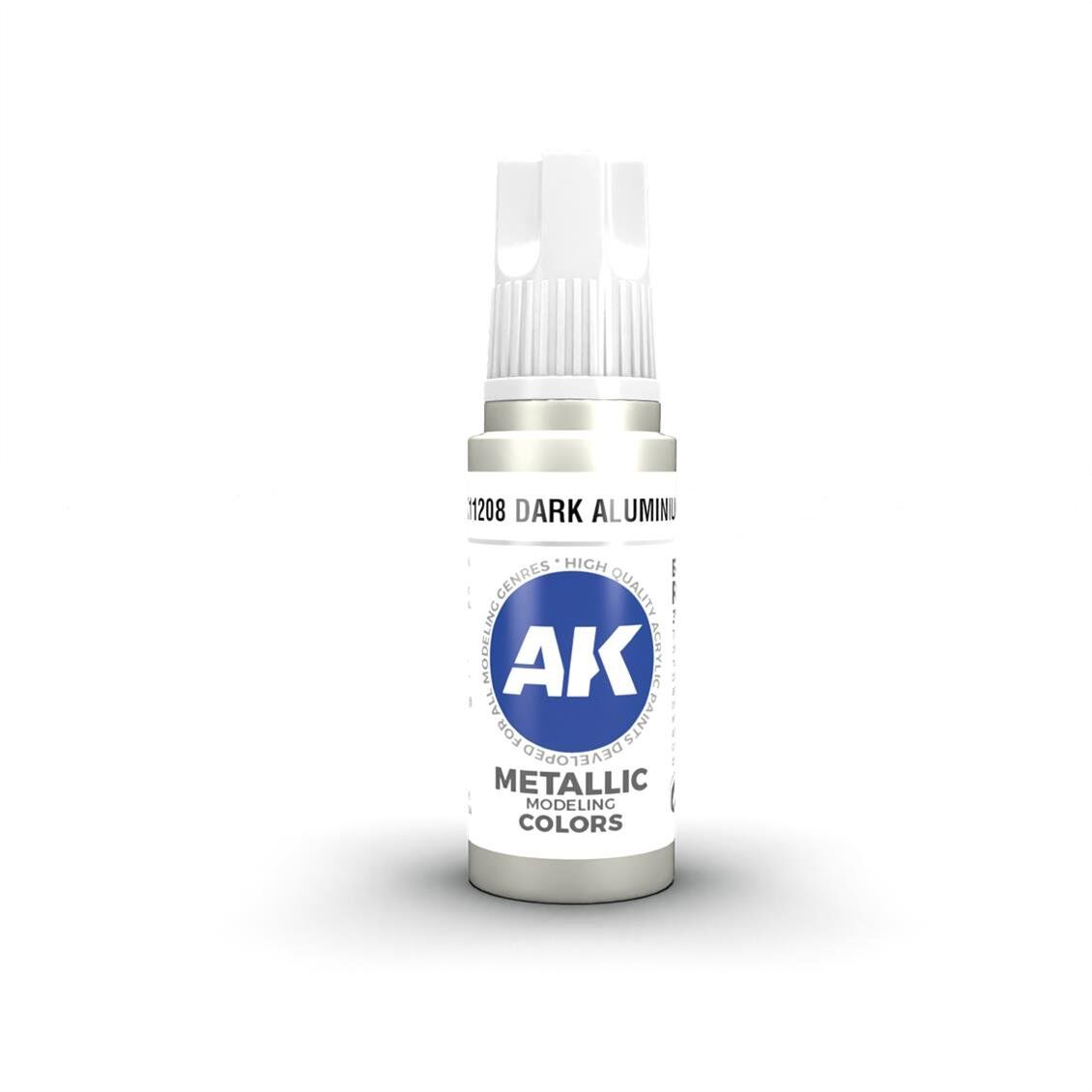 AK 11208 17 ml. Dark Aluminium, 3GEN Akrilik Model Boyası