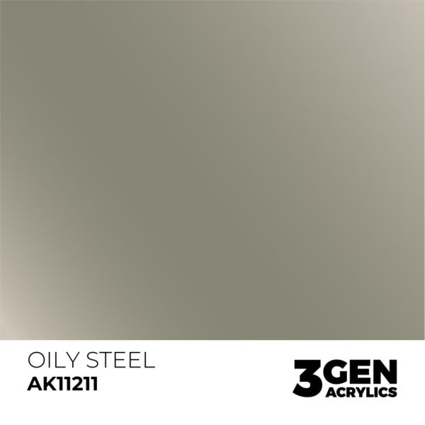 AK 11211 17 ml. Oily Steel, 3GEN Akrilik Model Boyası