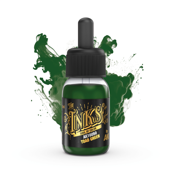 AK 16050 30 ml. Kurbağa Yeşili, Akrilik Mürekkep