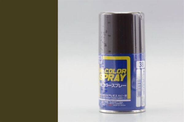 Mr.Hobby S-038 100 ml. Olive Drab (2), Sprey Model Boyası