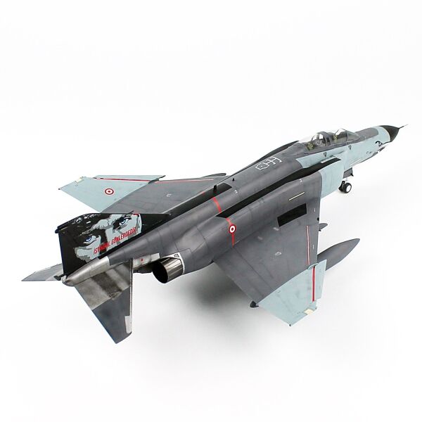 QD610 1/48Ölçek, F-4E Phantom, 50. Yıl Decalli 2 Nolu Uçak, Sergilemeye Hazır Savaş Uçağı Modeli