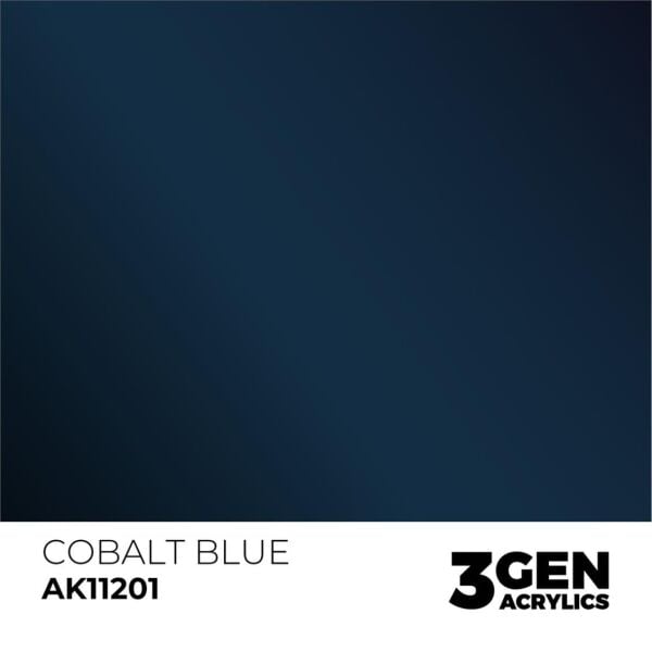 AK 11201 17 ml. Cobalt Blue, 3GEN Akrilik Model Boyası