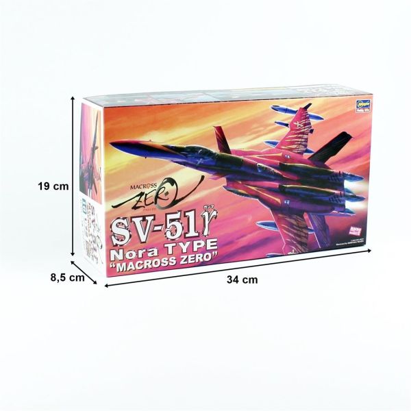 Hasegawa 16 65716 1/72 Ölçek, SV-51 ? Nora Type (Macross Zero), Macross-Robotech TV Serisi, Bilim Kurgu, Plastik Model kiti