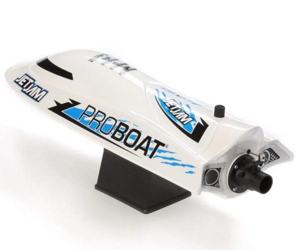 Jet Jam V2 12'' Self-Righting Pool Racer Brushed RTR, White