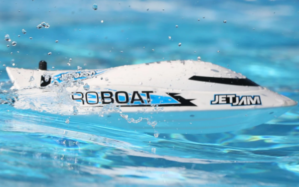 Jet Jam V2 12'' Self-Righting Pool Racer Brushed RTR, White