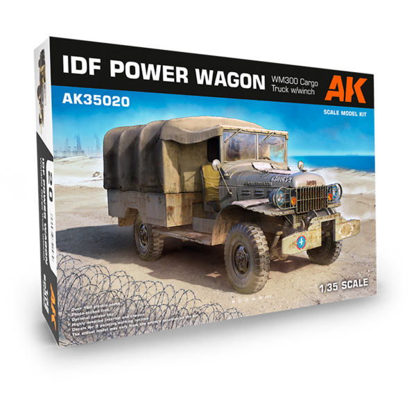 AK 35020 1/35 Ölçek, Dodge WM300 Kargo Kamyonu, Plastik model Kiti