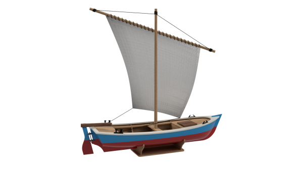 Yelkenli Sandal 1:35 (Sail Boat)