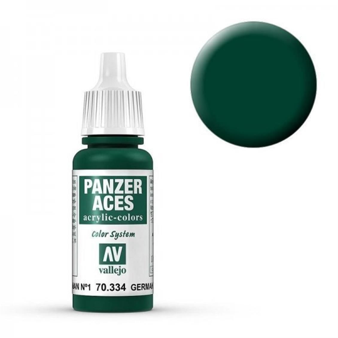 Vallejo 70334 17 ml. Ger. Tanker (Feldgrau I), Panzer Aces Serisi Model Boyası