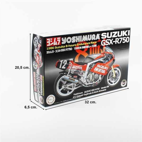 Fujimi Bike-No2 14126 1/12 Ölçek, Suzuki Yoshimura GSX-R750, Motorsiklet Plastik Model Kiti