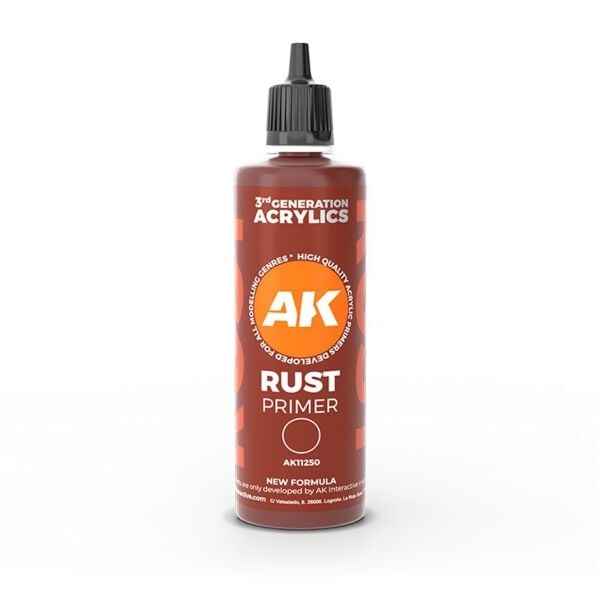 AK 11250 100 ml. Pas Rengi Astar (Rust Primer) 3GEN Akrilik Model Boyası