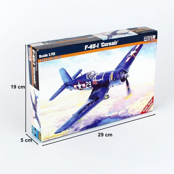 Mistercraft D205 1/72 Ölçek, F-4U-1A Corsair Savaş Uçağı, Plastik Model kiti