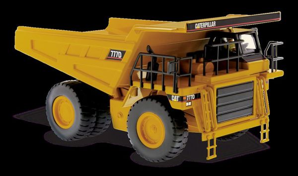 Diecast Masters 85104 1/50 Ölçek, Cat 777D Maden Kamyonu, Sergilemeye Hazır Metal İş Makinası Modeli