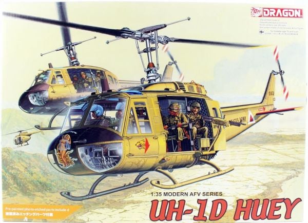 Dragon 3538 1/35 Ölçek, UH-1D Huey Helikopter Plastik Model Kiti