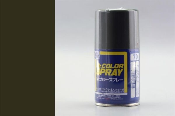 Mr.Hobby S-070 100 ml. Dark Green, Sprey Model Boyası