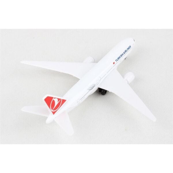 Daron 86RT-5404 Turkish Airlines Boeing B787, 12,5 cm. Metal Gövde, Plastik Kanatlar, Sergilemeye Hazır Model Yolcu Uçağı