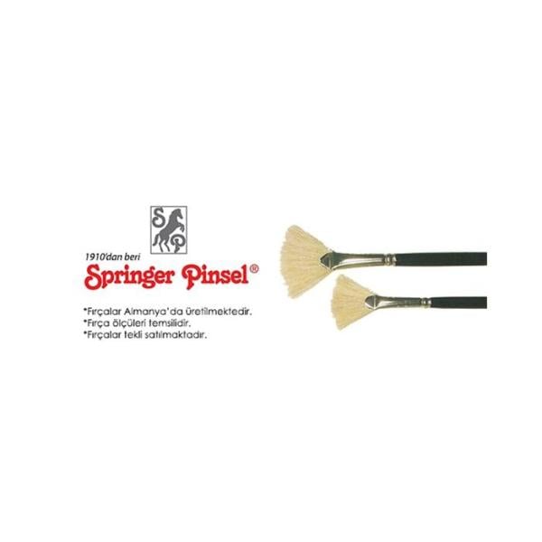 Springer Pinsel Yelpaze Sert Fırça 08