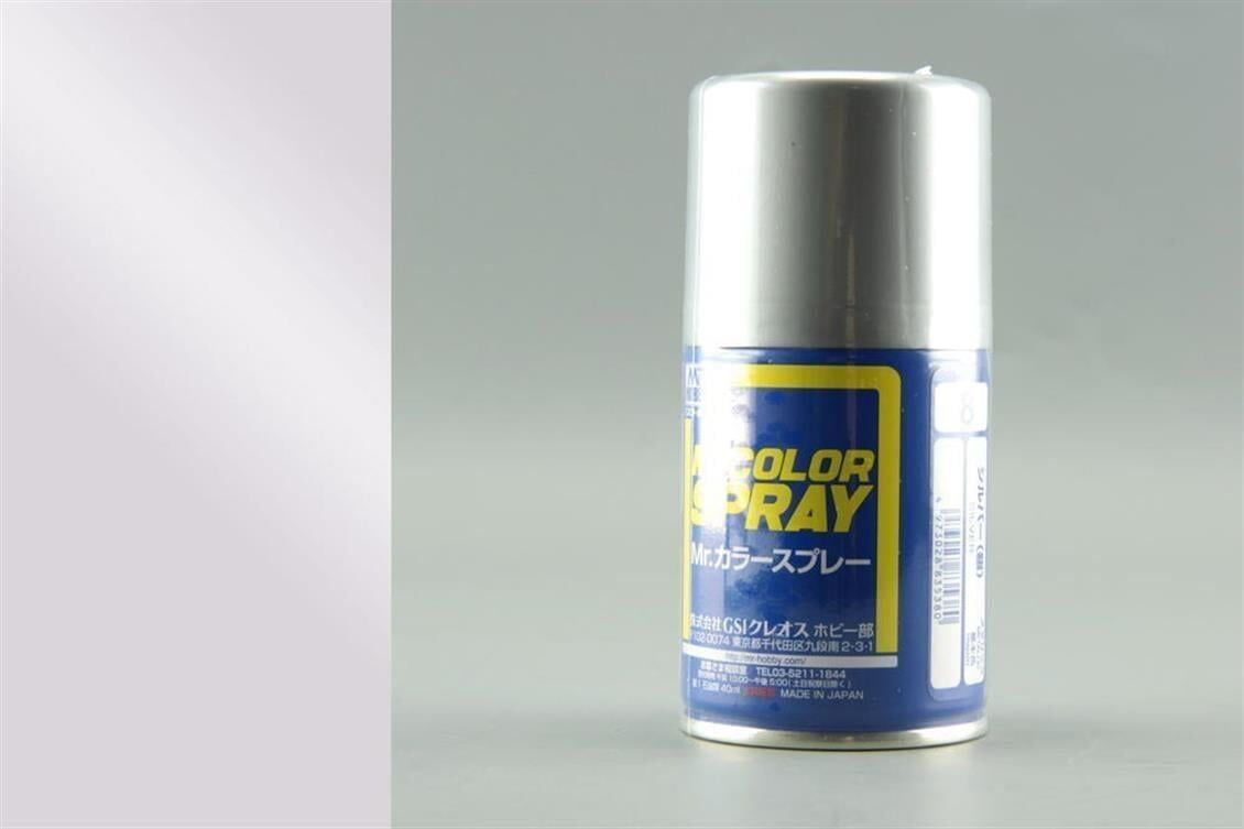 Mr.Hobby S-008 100 ml. Silver, Sprey Model Boyası